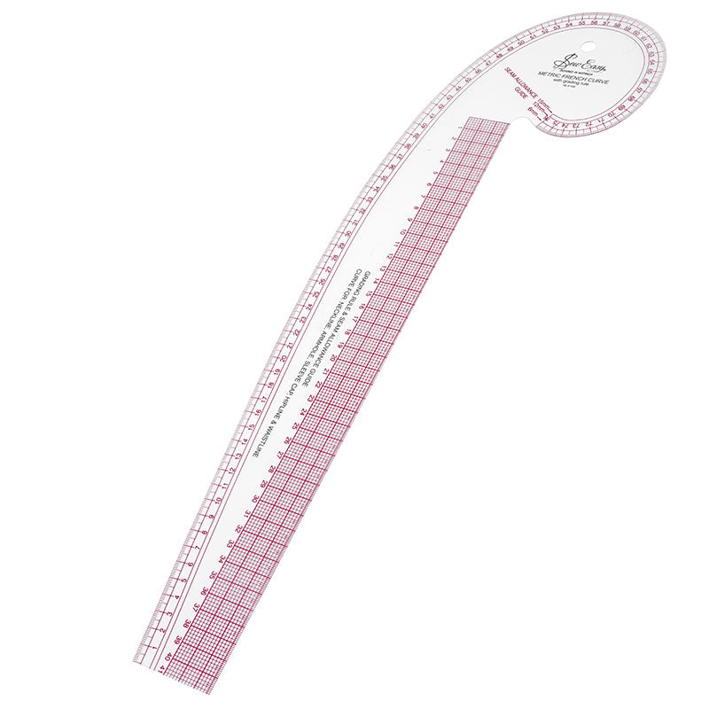 Kurvenlineal - Schneiderkurve (metrisch gerade 41 cm, gebogen 76 cm)