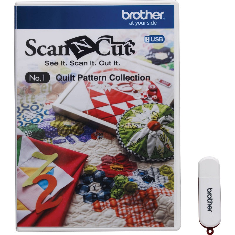 Brother ScanNCut Designs No.1 Quiltmuster-Sammlung