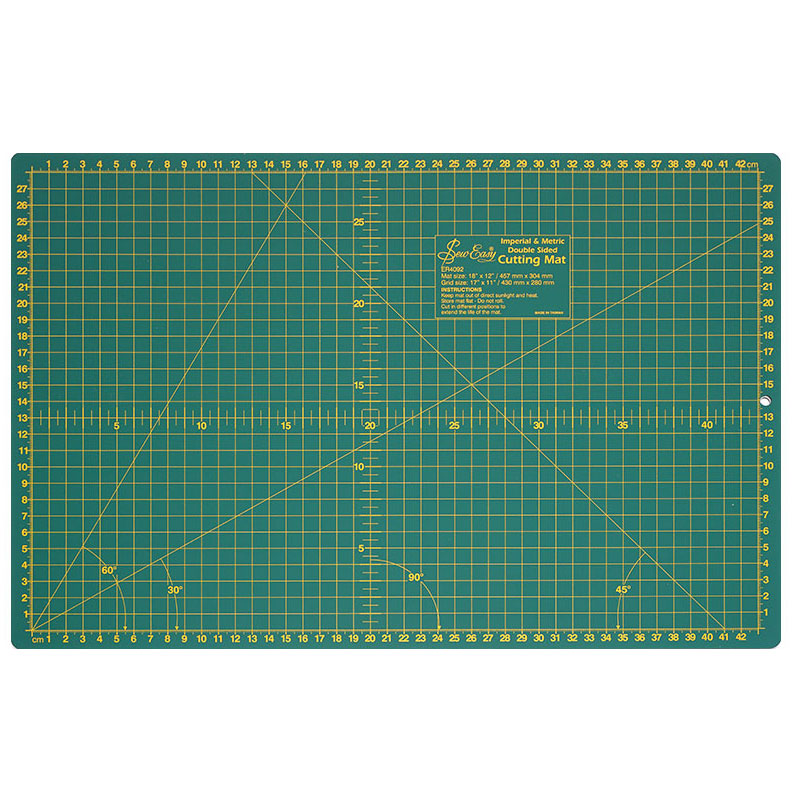 Sew Easy Schneidematte A3 (45 x 30 cm Skalierung cm und inch)