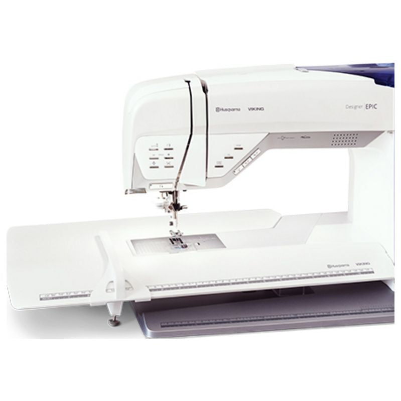 Husqvarna Viking Epic Anschiebetisch mit Führungslineal (570 x 300 mm)