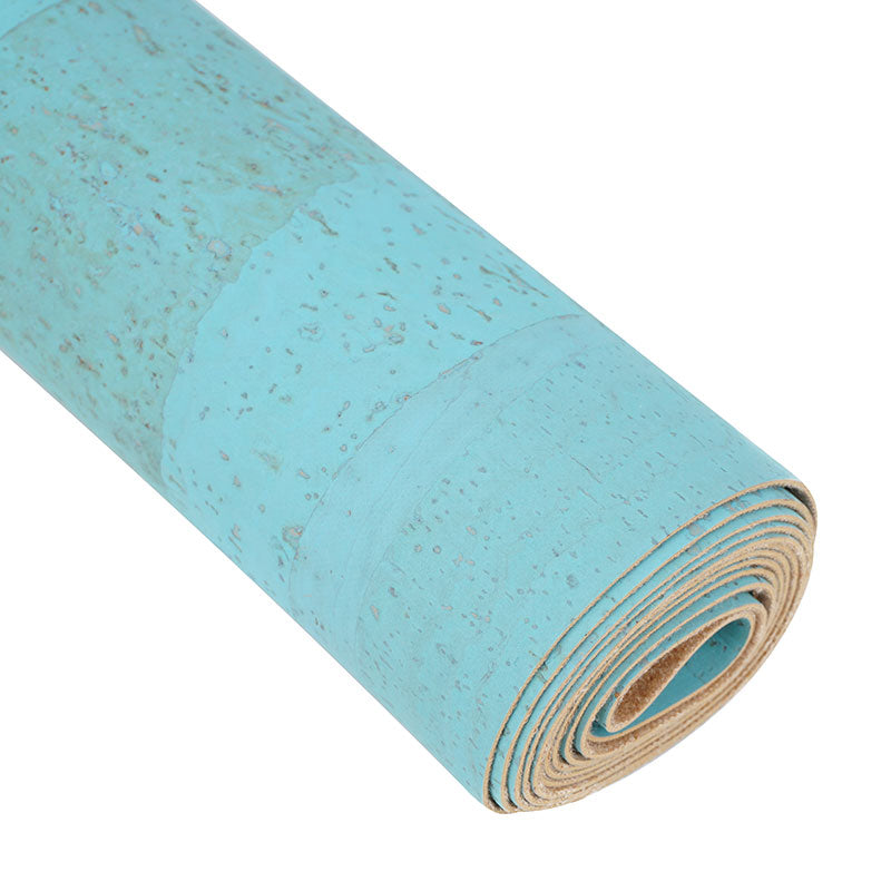 Korkstoff türkis (ca. 0,60 x 1,40 m)