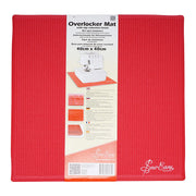 Antirutschmatte für Over- Coverlockmaschinen (40 x 40 cm/ rot)