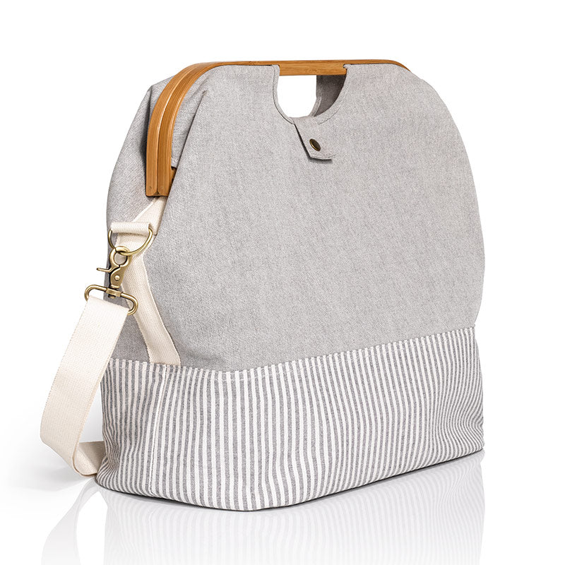 Prym Store & Travel Bag ''canvas & bamboo'' S (grau)