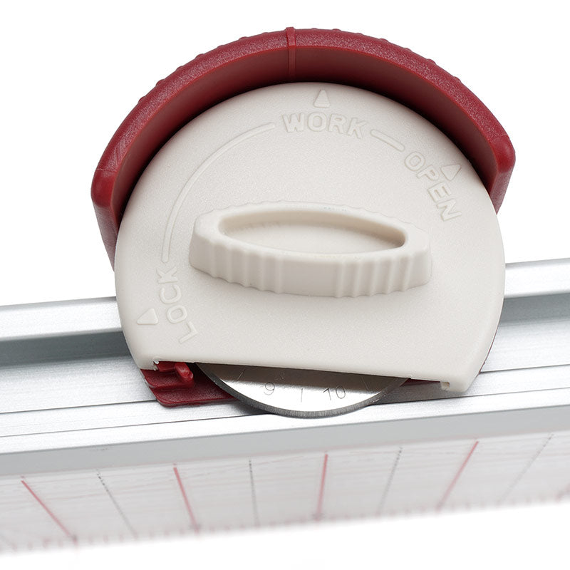 Ruler-Cutter Schneidlineal 34 cm Skalierung in inch 4,5" x 13,5"