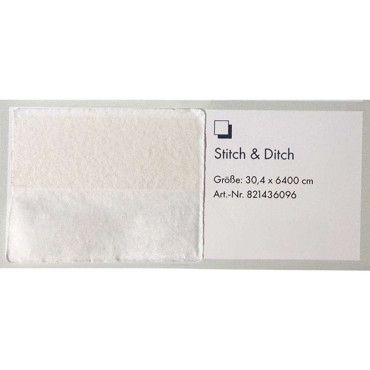 Pfaff Stitch & Ditch Stabilizer (30,4 x 6400 cm / abreißbares Stickvlies)