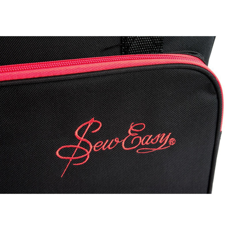 Sew Easy Nähmaschinentasche (schwarz/rot)