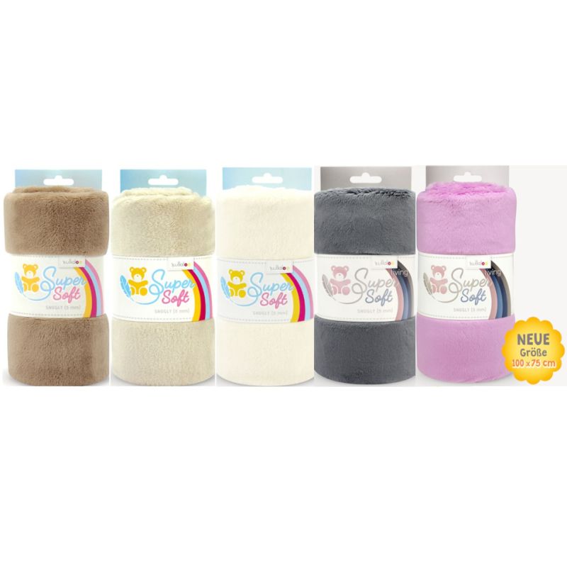 Kullaloo Plüsch Super Soft SNUGLY (0,75 m x 1 m)