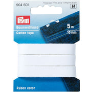 Prym Baumwollband (5 m x 10 mm/ weiß)