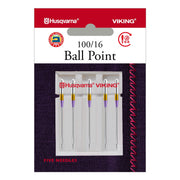Husqvarna Viking Ball Point-Nadel Stärke 70/ System 130/ 705H-SUK/ 5 Nadeln