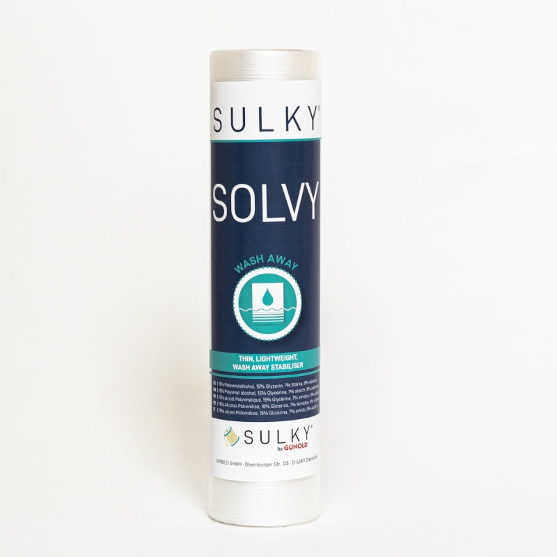 SULKY Solvy (25 cm x 10 m/ transparent/ wasserlösliche Folie)