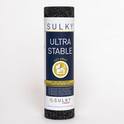 SULKY Ultra Stable (25 cm x 5 m/ schwarz/ permanent klebendes Vlies zum Aufbügeln)