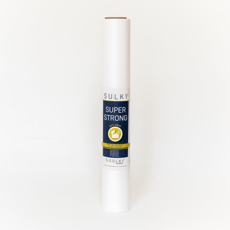 SULKY Super Strong (50 cm x 5 m/ weiß/ Stickvlies zum Wegschneiden)