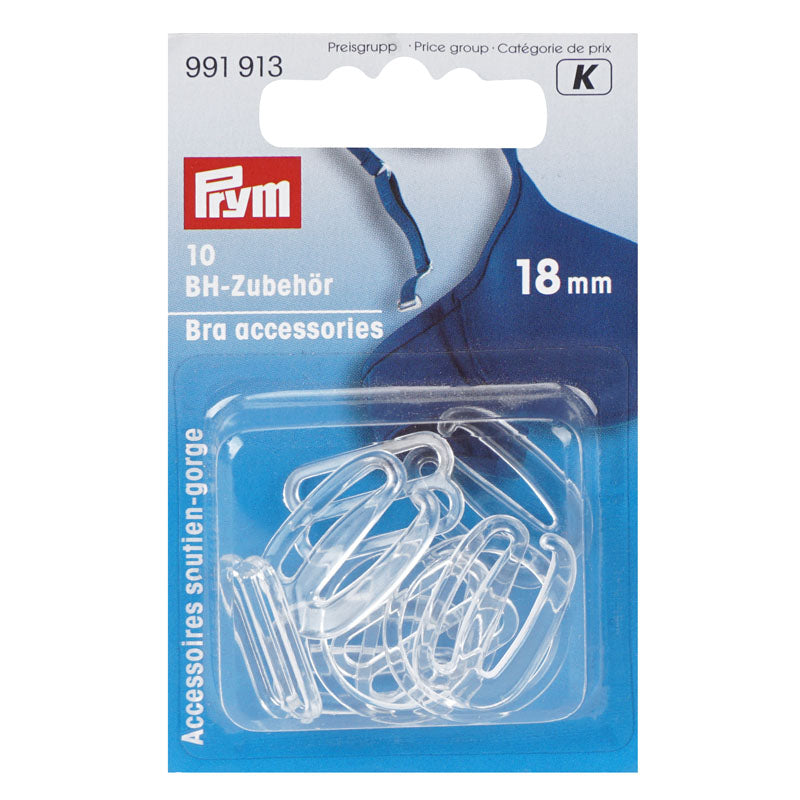 Prym BH-Zubehör Sortiment (18 mm/ transparent/ 10 St.)