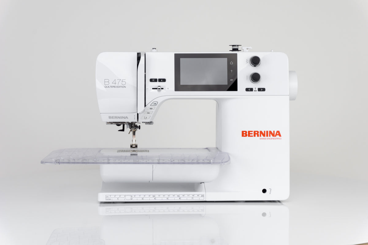 Bernina 475 QE Näh-und Quiltmaschine mit Vollschaftfüßchen