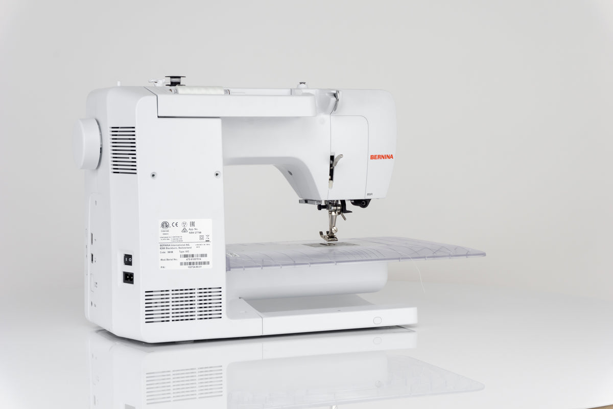 Bernina 475 QE Näh-und Quiltmaschine mit Vollschaftfüßchen