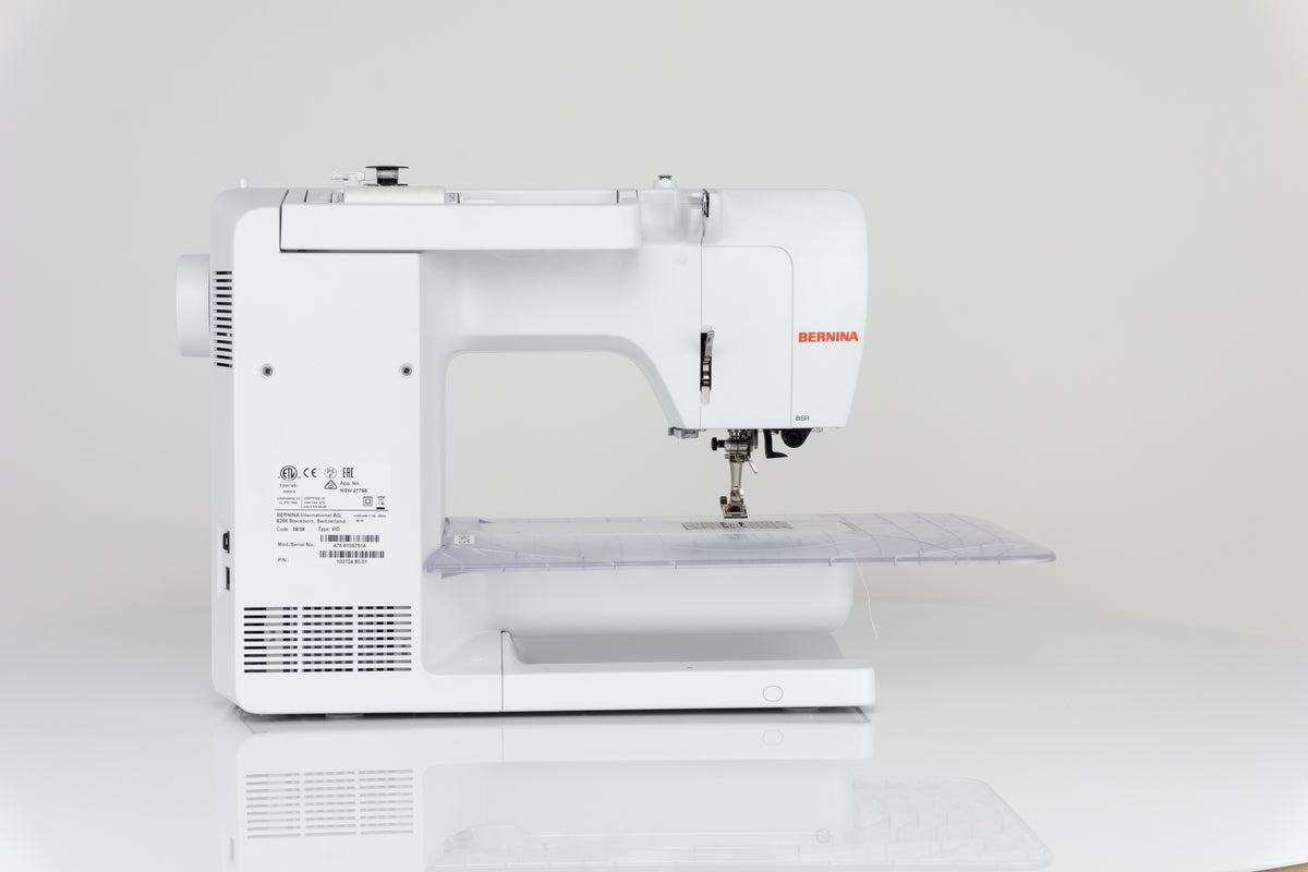 Bernina 475 QE Näh-und Quiltmaschine mit Vollschaftfüßchen