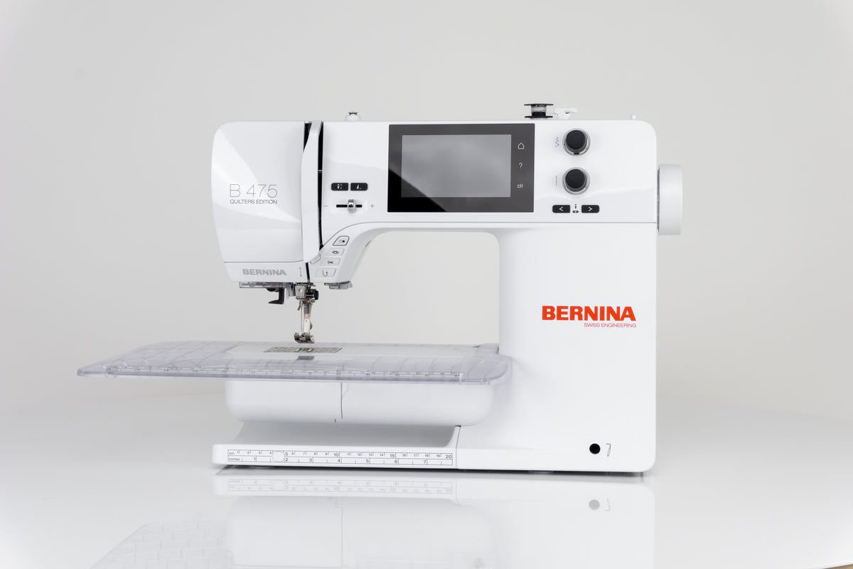 Bernina 475 QE Näh-und Quiltmaschine mit Vollschaftfüßchen