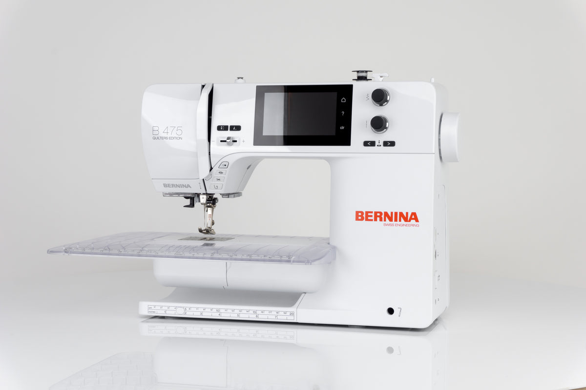 Bernina 475 QE Näh-und Quiltmaschine mit Vollschaftfüßchen
