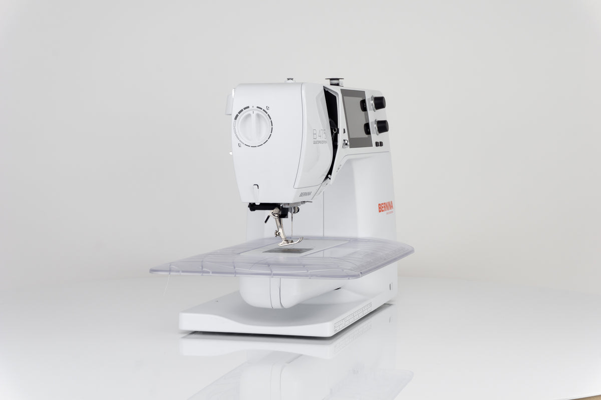 Bernina 475 QE Näh-und Quiltmaschine mit Vollschaftfüßchen