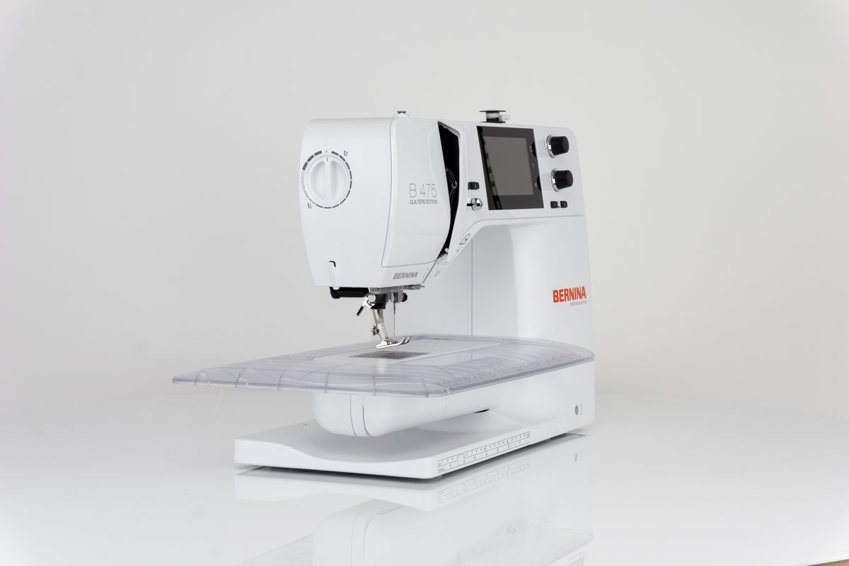 Bernina 475 QE Näh-und Quiltmaschine mit Vollschaftfüßchen