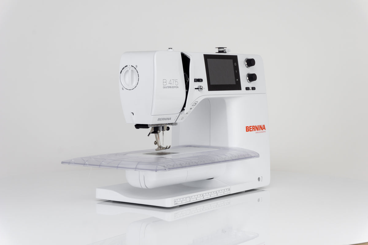Bernina 475 QE Näh-und Quiltmaschine mit Vollschaftfüßchen