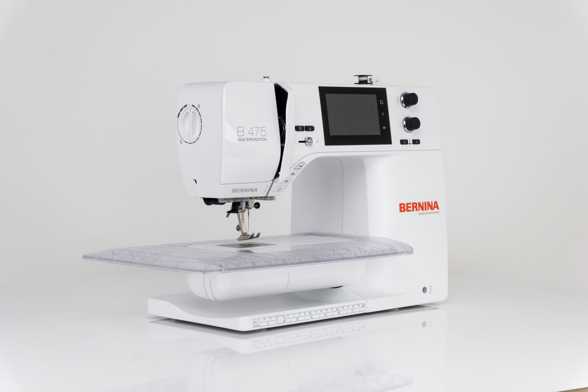 Bernina 475 QE Näh-und Quiltmaschine mit Vollschaftfüßchen