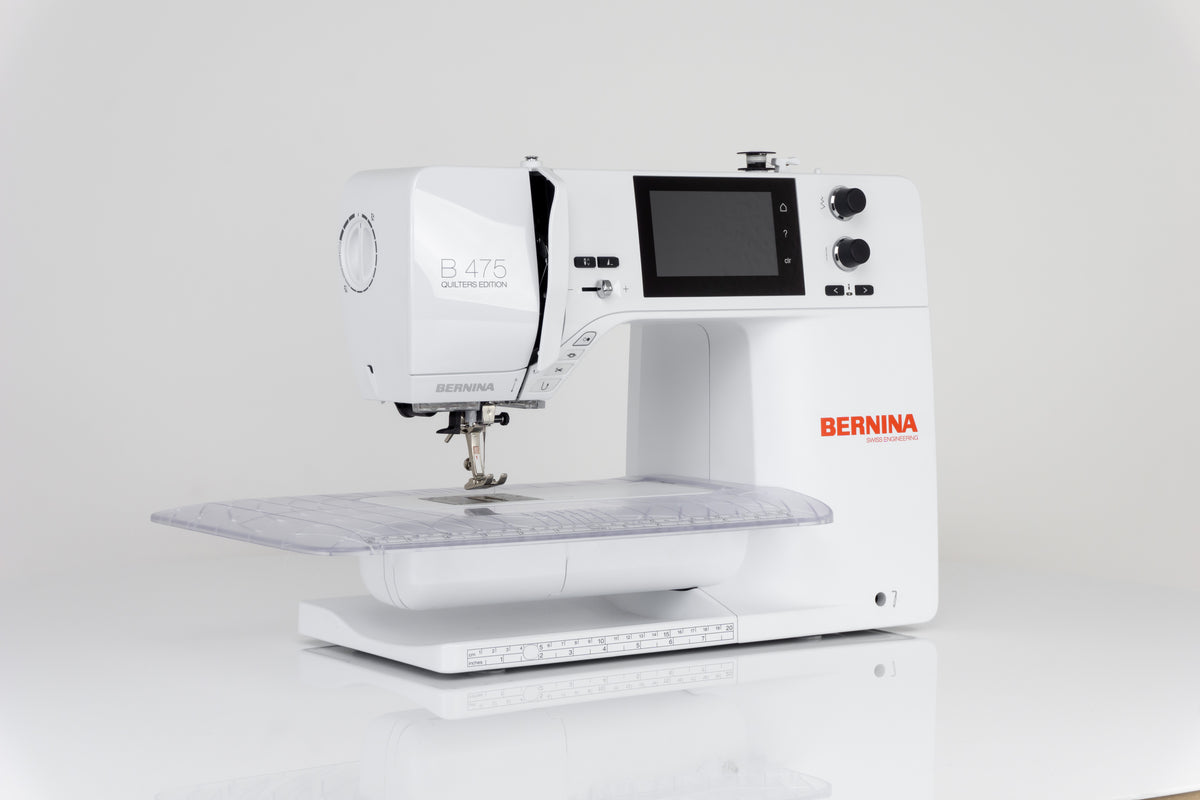 Bernina 475 QE Näh-und Quiltmaschine mit Vollschaftfüßchen