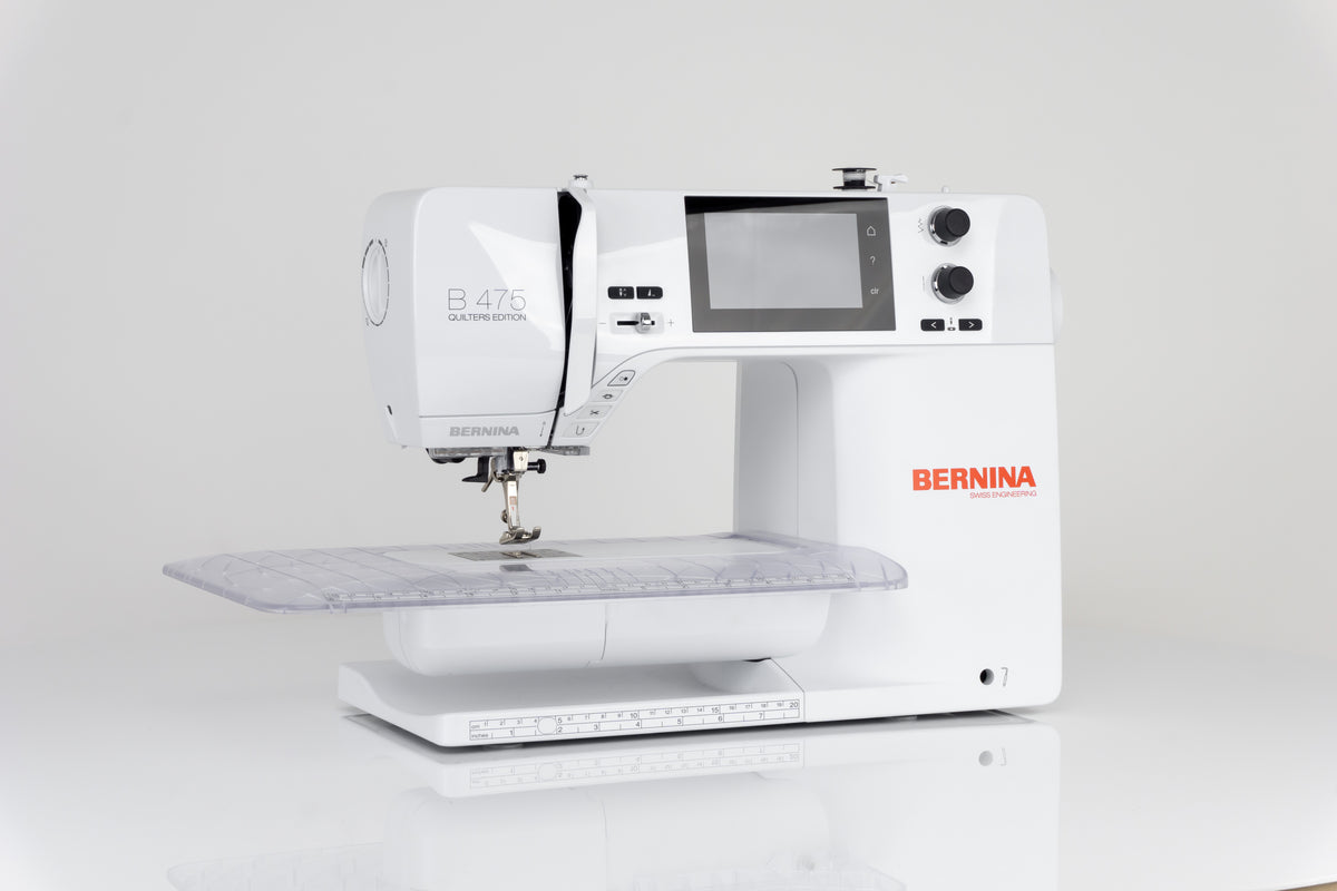 Bernina 475 QE Näh-und Quiltmaschine mit Vollschaftfüßchen