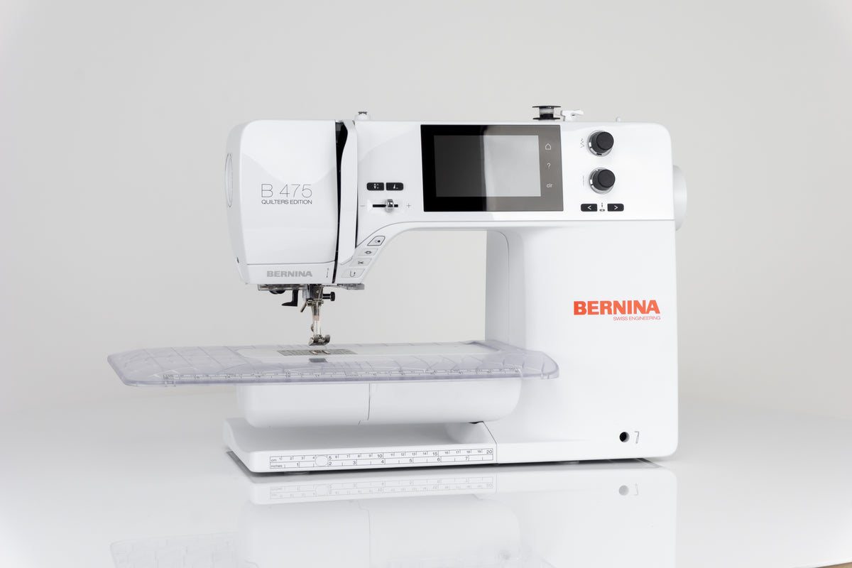 Bernina 475 QE Näh-und Quiltmaschine mit Vollschaftfüßchen