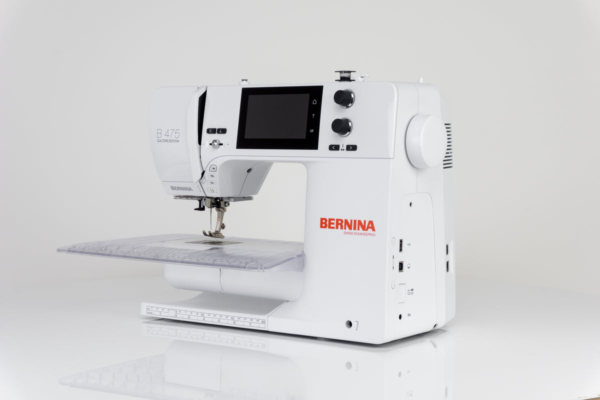 Bernina 475 QE Näh-und Quiltmaschine mit Vollschaftfüßchen