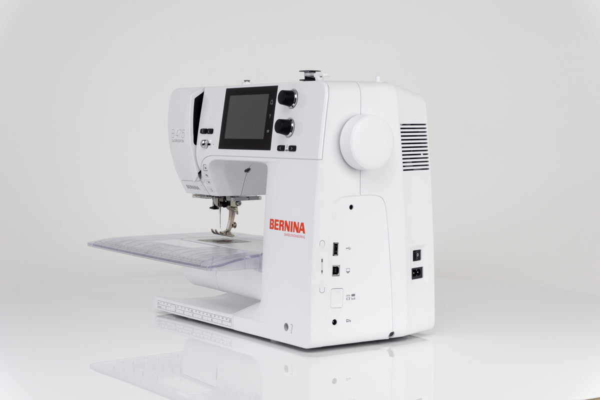 Bernina 475 QE Näh-und Quiltmaschine mit Vollschaftfüßchen