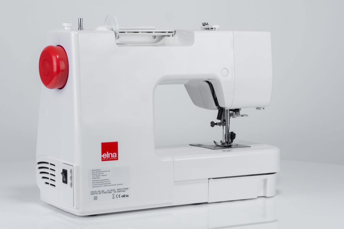 Elna eXplore 320S mechanische Nähmaschine (rot)