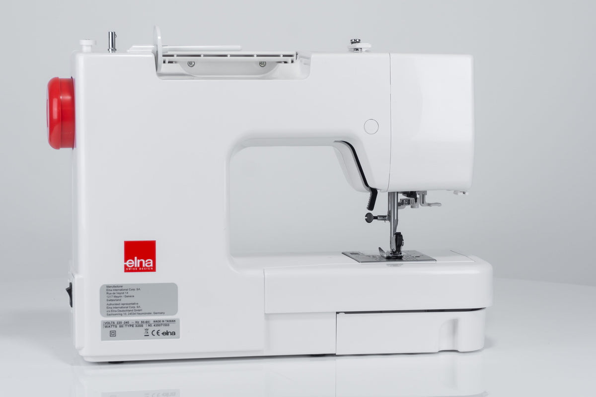 Elna eXplore 320S mechanische Nähmaschine (rot)
