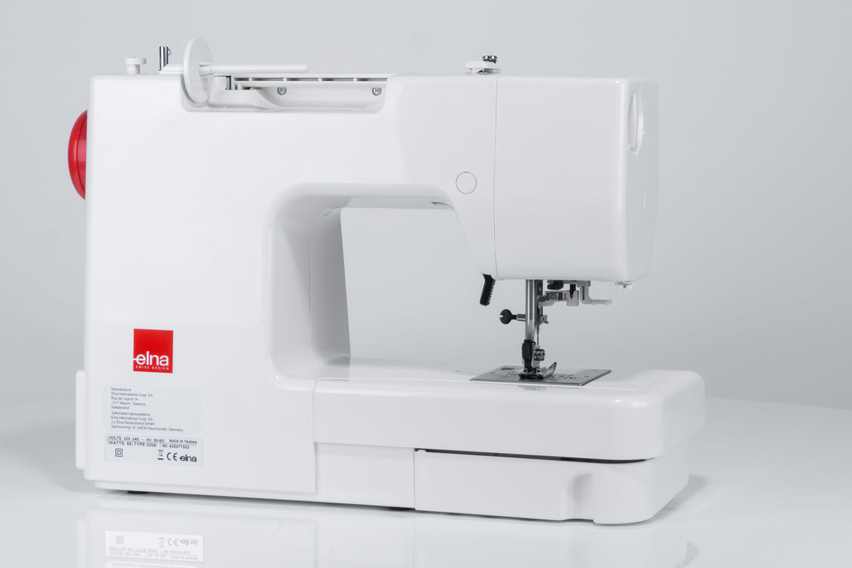 Elna eXplore 320S mechanische Nähmaschine (rot)
