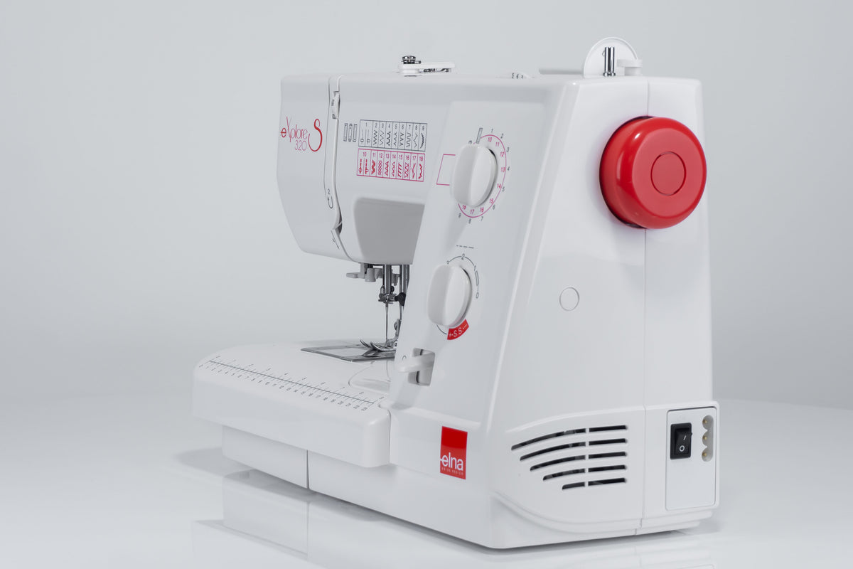 Elna eXplore 320S mechanische Nähmaschine (rot)