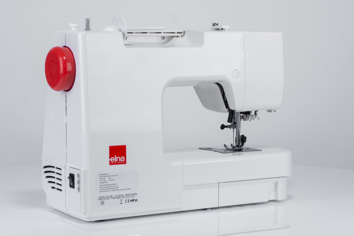 Elna eXplore 340S mechanische Nähmaschine (rot)