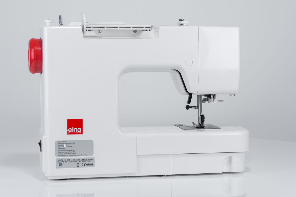 Elna eXplore 340S mechanische Nähmaschine (rot)
