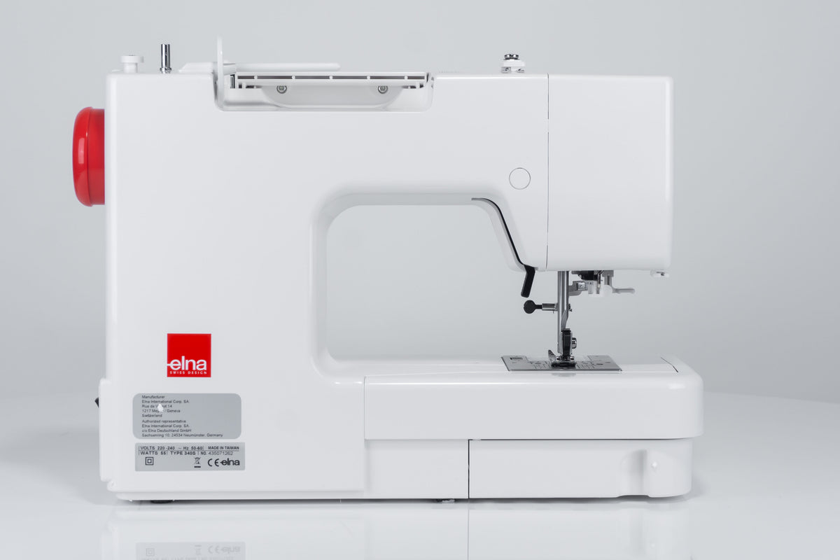 Elna eXplore 340S mechanische Nähmaschine (rot)