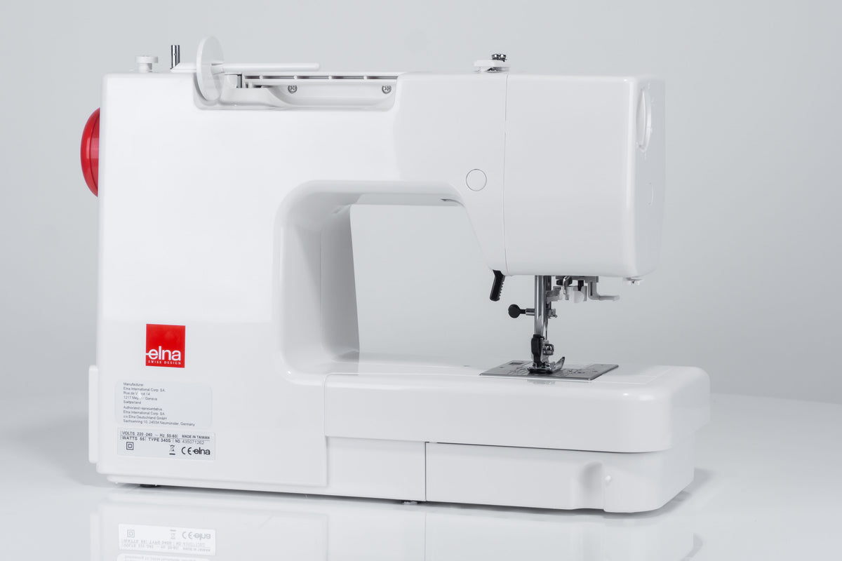 Elna eXplore 340S mechanische Nähmaschine (rot)