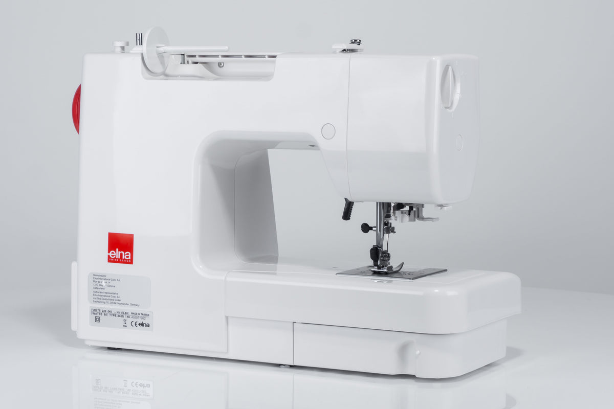 Elna eXplore 340S mechanische Nähmaschine (rot)