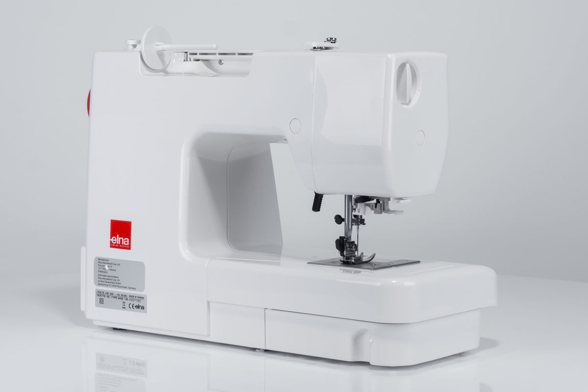Elna eXplore 340S mechanische Nähmaschine (rot)