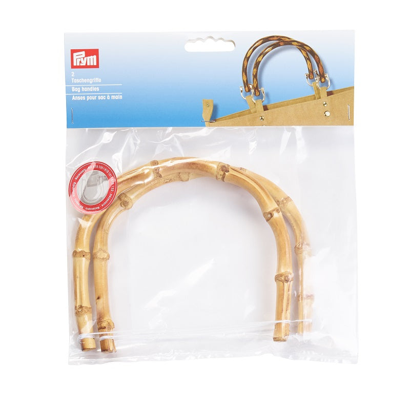 Prym Taschengriffe Kim Bambus (15,5 x 13 cm/ beige/ 2 St.)