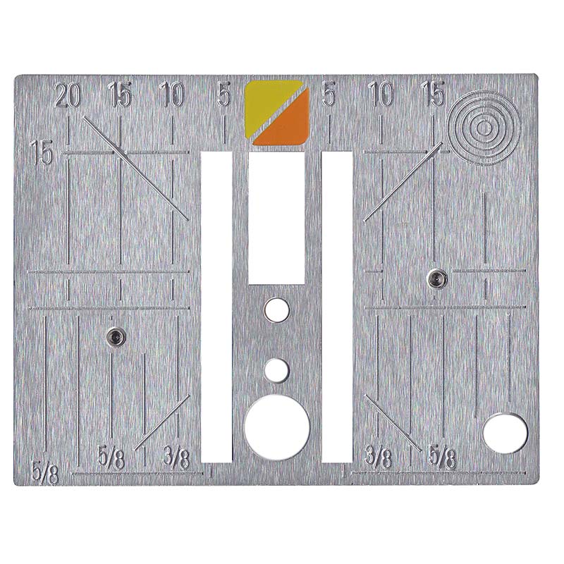 Bernina Stichplatte Geradstich (mm/ inch)