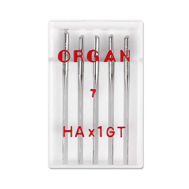 Organ Feine Stoffe Nadel Stärke 55/ System  HAx1GT/ 5 Nadeln