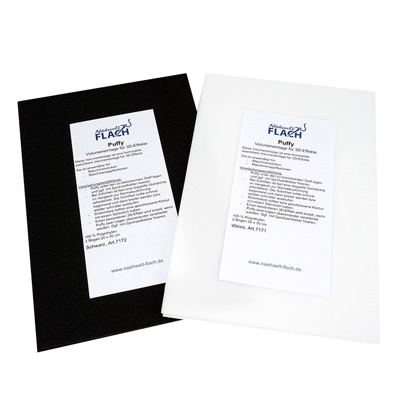 Gunold Puffy Volumeneinlage (2 x 20 x 30 cm/ Stickschaum für 3D-Effekte)