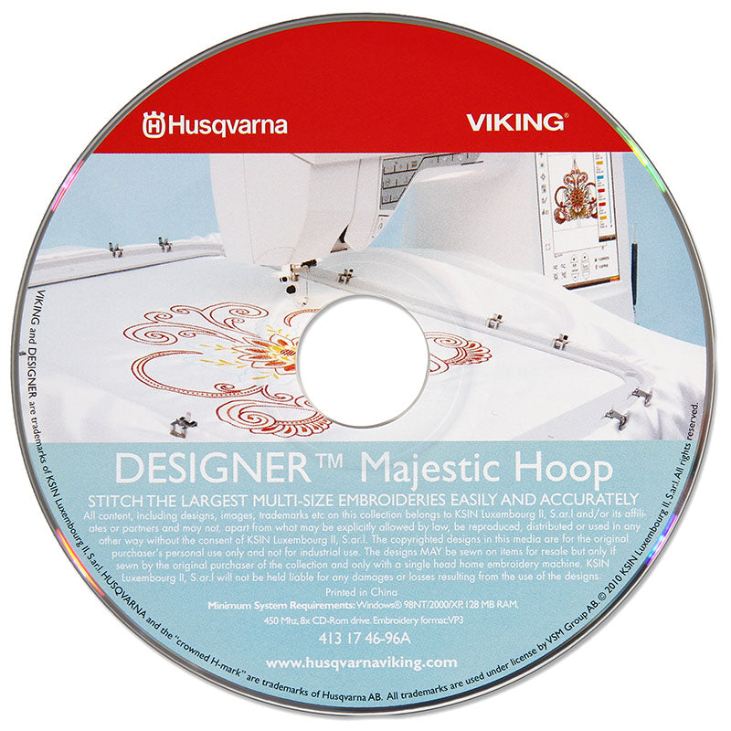 Husqvarna Viking Designer Majestic Hoop (360 mm x 350 mm)