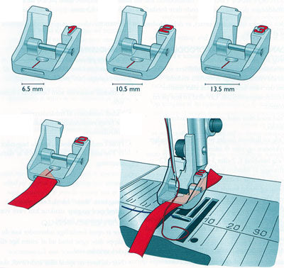 Husqvarna Viking Bandapplizierfuß-Set