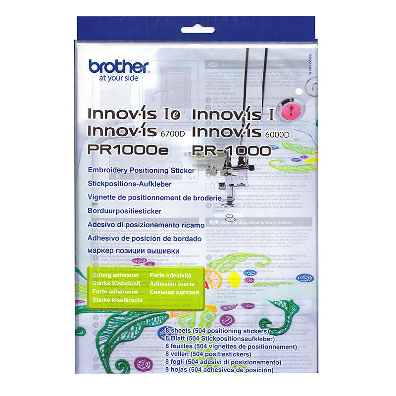 Brother Positionierung-Sticker (8 Blatt, a 63 Sticker)