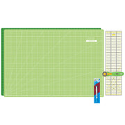 Semplix Schneidematten-Set A1 hellgrün/ grün + GRATIS Prym Aqua-Trickmarker