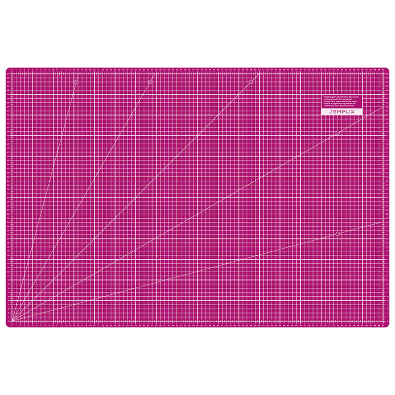 Semplix Schneidematten-Set A1 pink/ beere + GRATIS Prym Aqua-Trickmarker